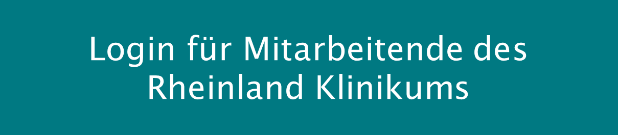 Button Login für Mitarbeitende des Rheinland Klinikums